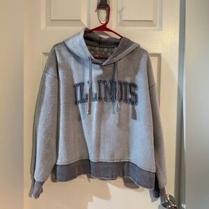 Pressbox Illinois Charcoal Hoodie
